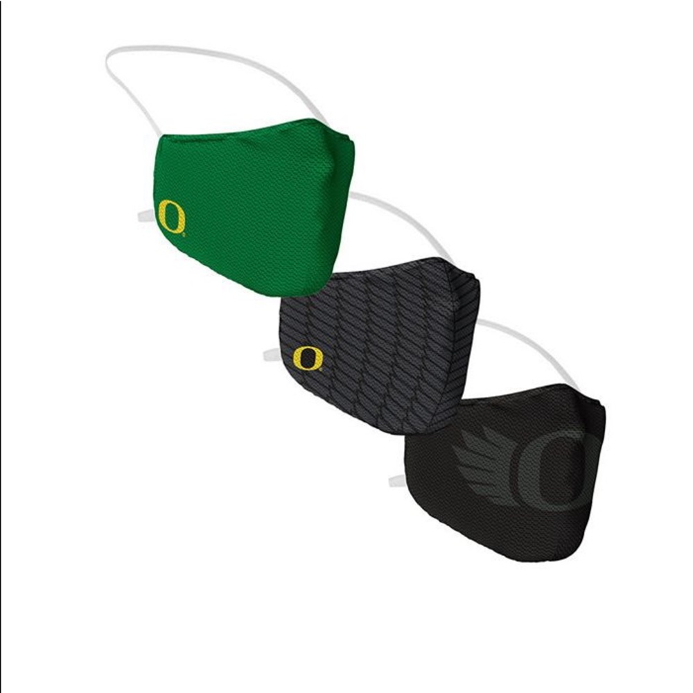 Fanatics Oregon Ducks Facemasks 3 Pack One Size